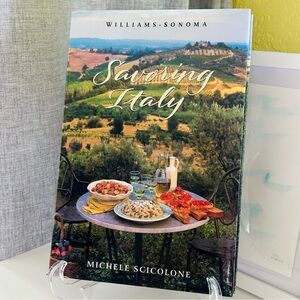 Williams Sonoma Savoring Italy Hardcover Coffee Table Cookbook Recipe Book